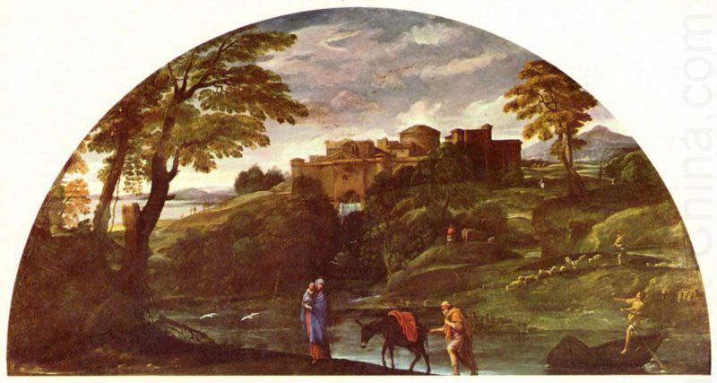 The Flight into Egypt, Annibale Carracci